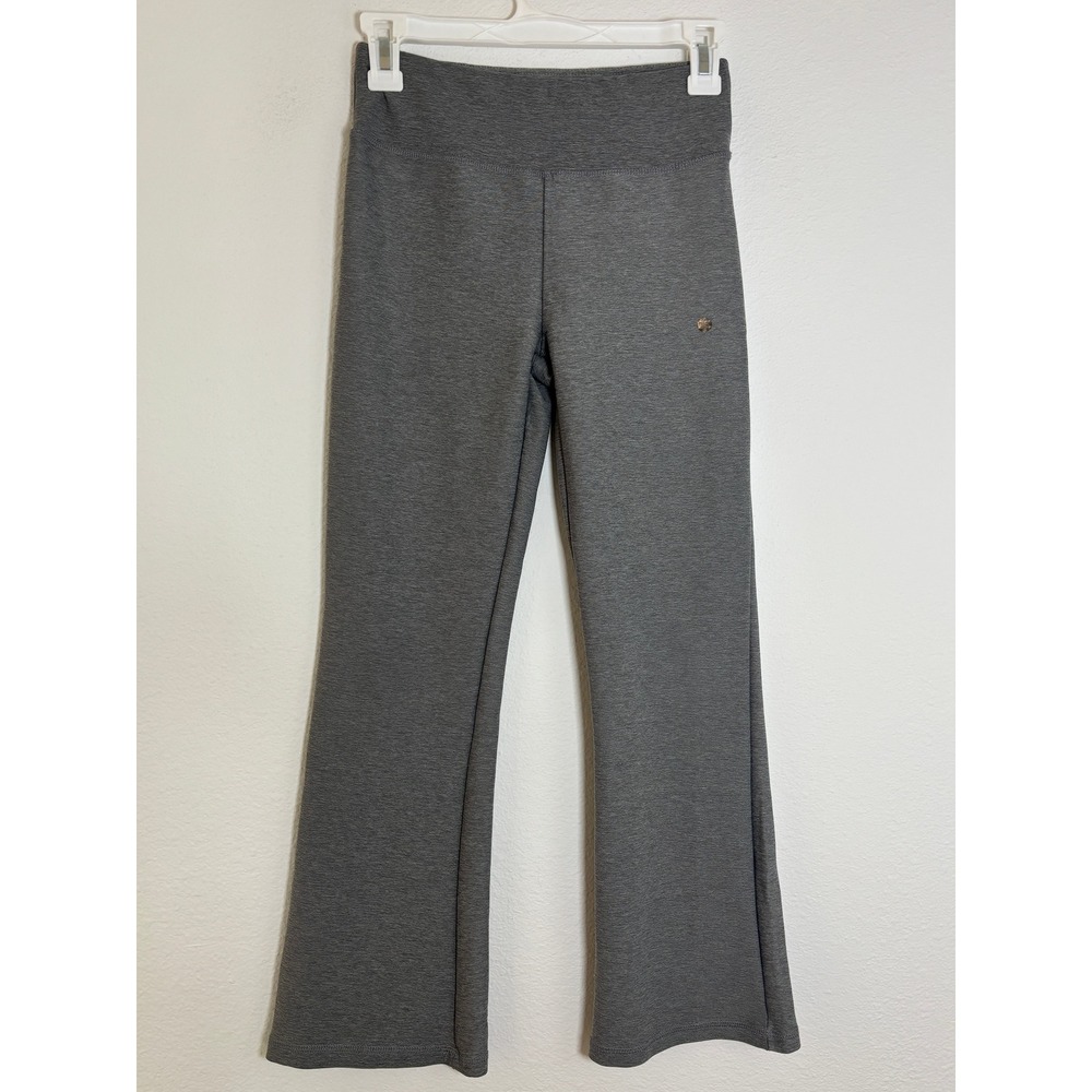 RBX Performance Girls Gray Flare Leg Yoga Pants Size M 10/12 Heathered Athletic